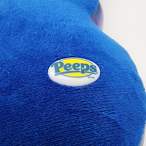Peeps Blue Bunny Plush 12" Iridescent Blue Purple Side Stuffed Animal Toy 2024 - Picture 5 of 9